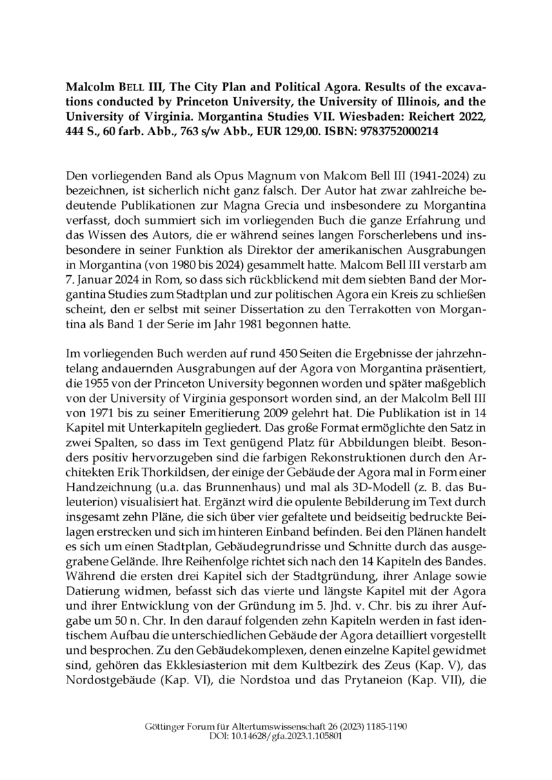 Open gallery for Morgantina Studies VII