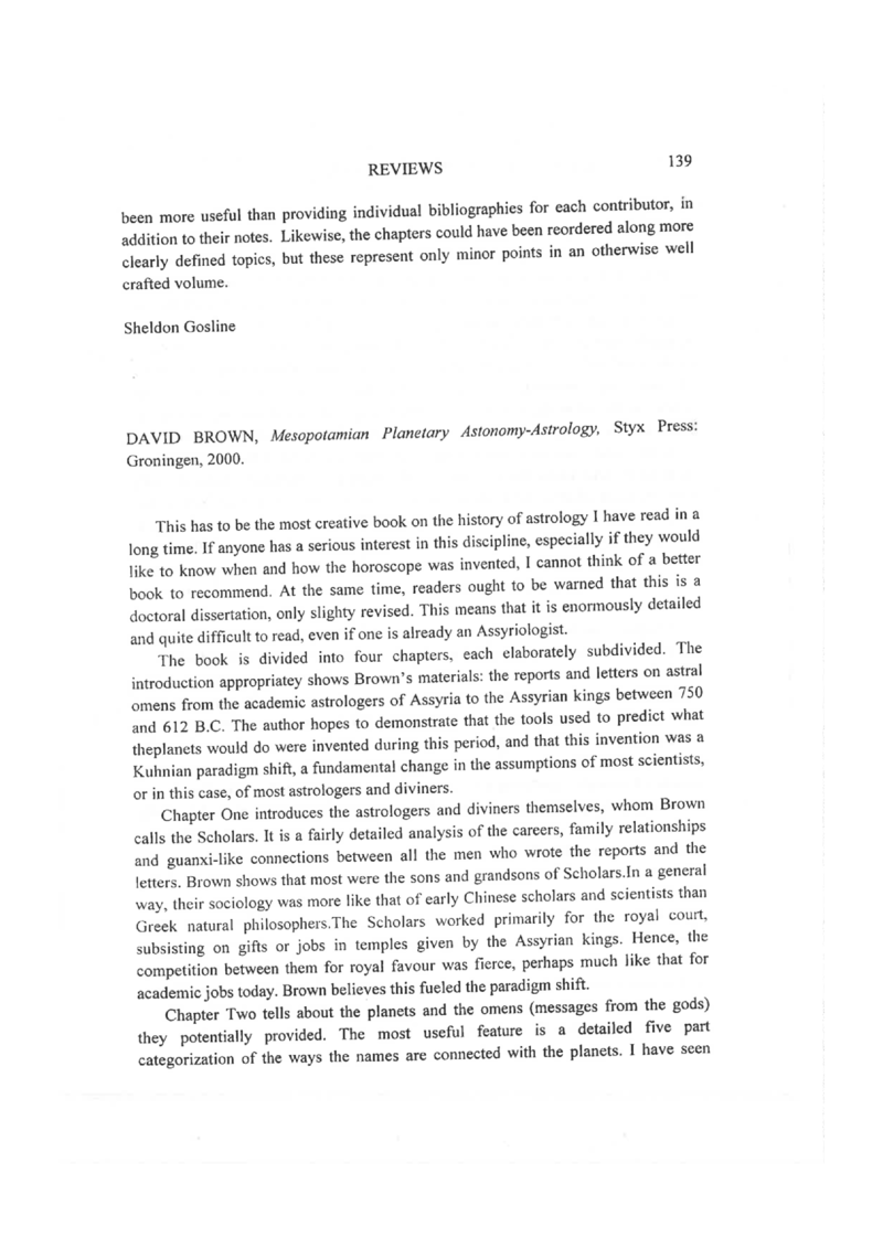 Open gallery for Mesopotamian Planetary Astronomy-Astrology