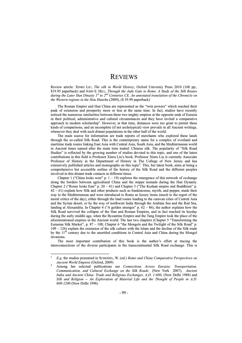 Open gallery for Through the Jade Gate to Rome