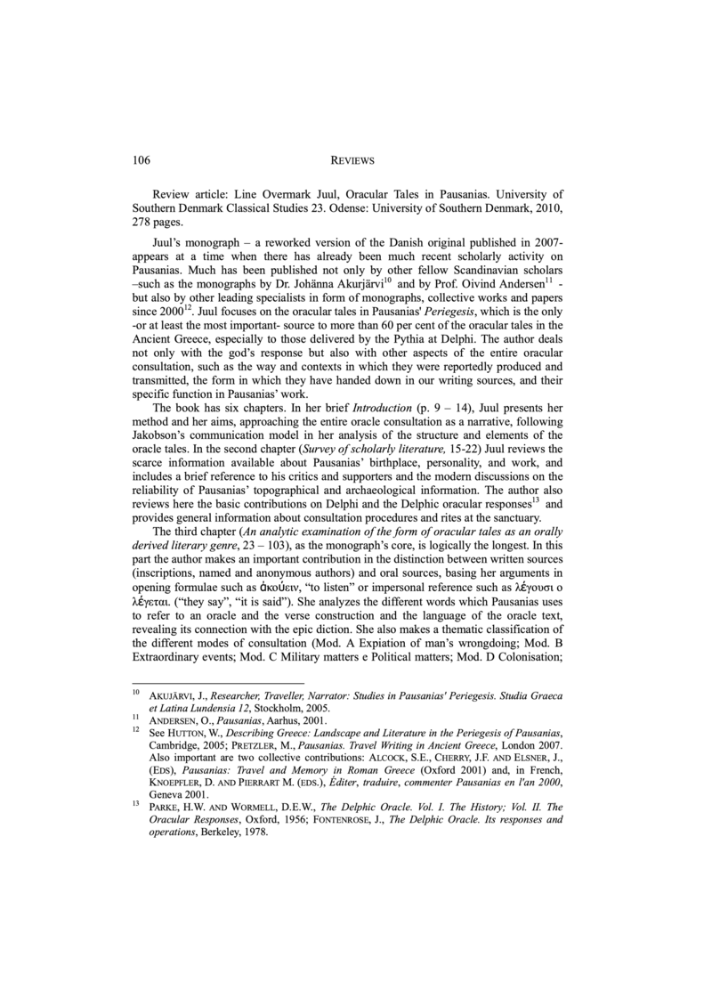 Open gallery for Oracular Tales in Pausanias