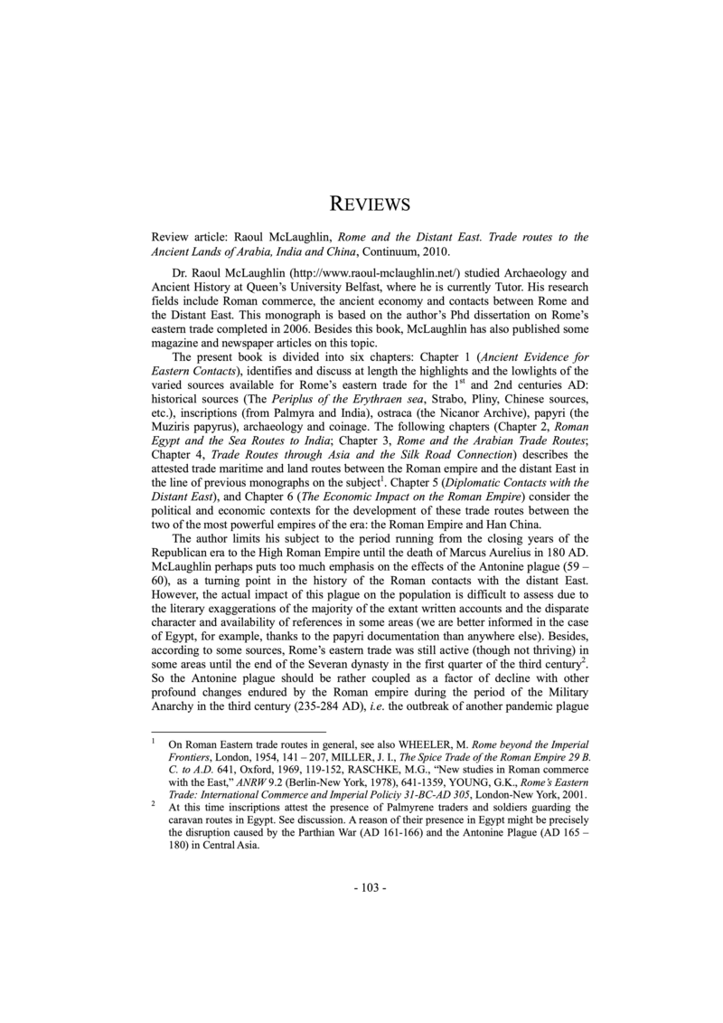 Open gallery for Rome and the Distant East