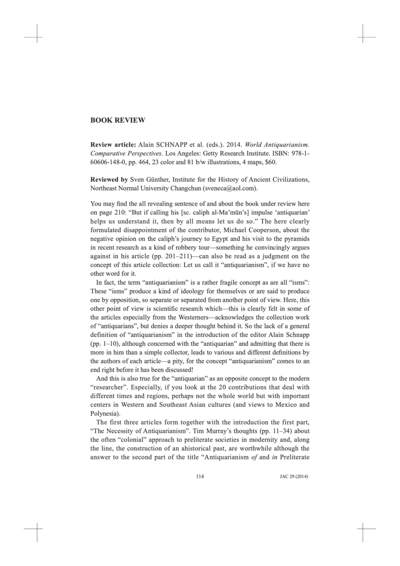 Open gallery for World Antiquarianism