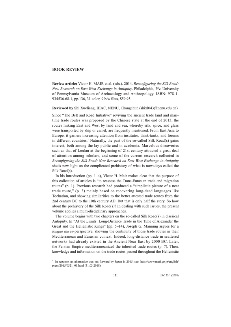 Open gallery for Reconfiguring the Silk Road