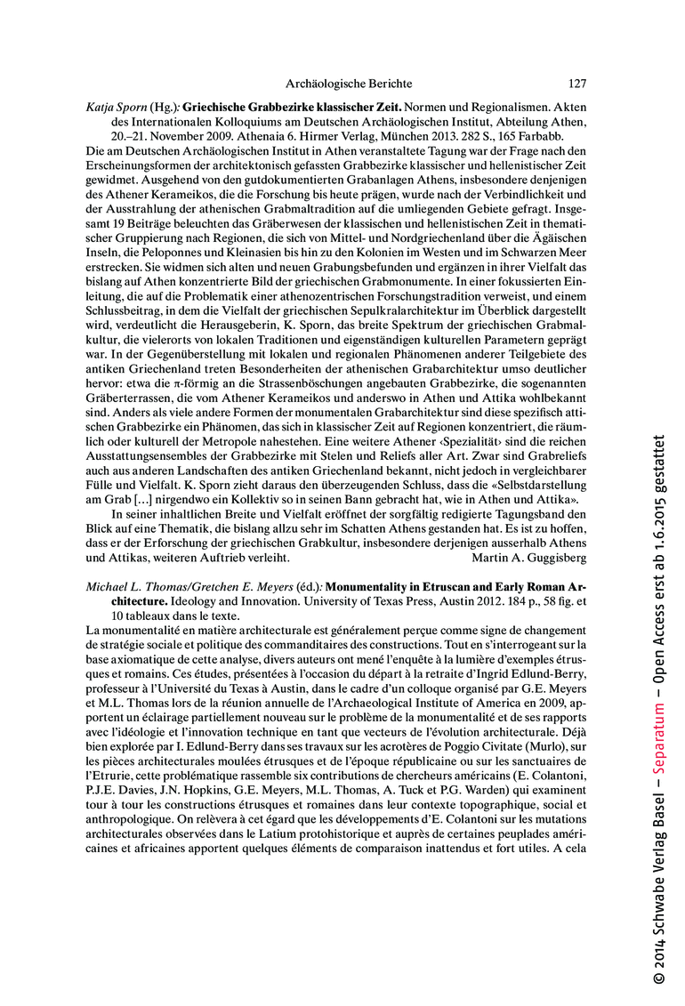 Open gallery for Griechische Grabbezirke klassischer Zeit