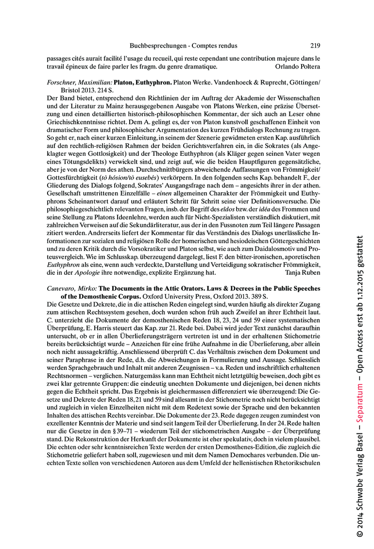 Open gallery for The Documents in the Attic Orators