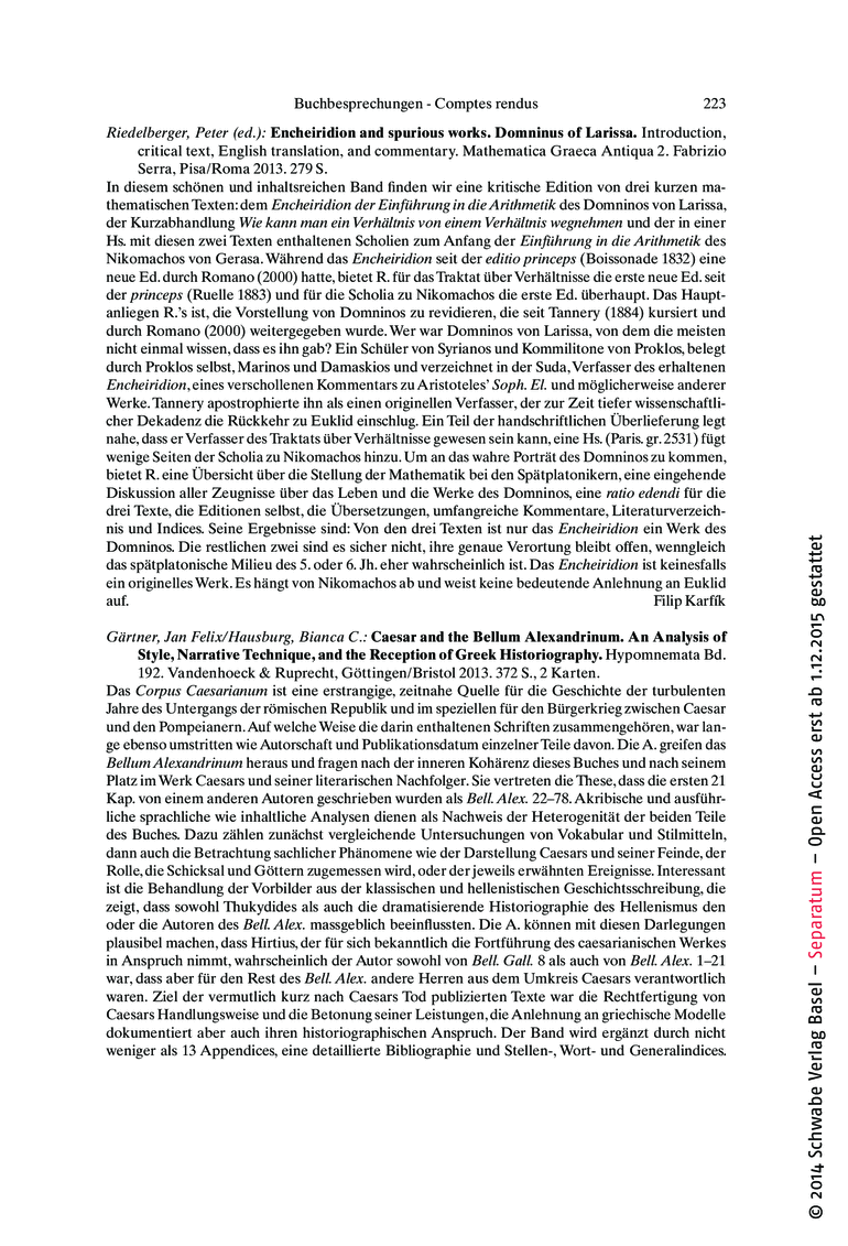 Open gallery for Encheiridion and spurious works. Domninus of Larissa