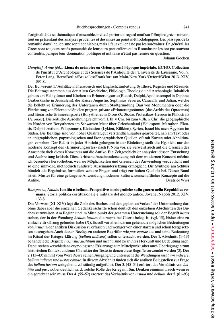 Open gallery for Iustitia e bellum