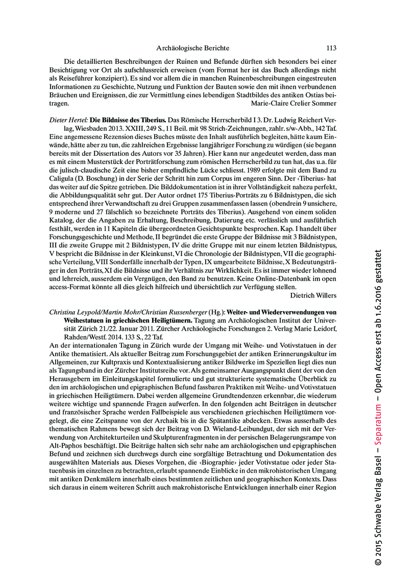 Open gallery for Weiter- und Wiederverwendungen von Weihestatuen in griechischen Heiligtümern