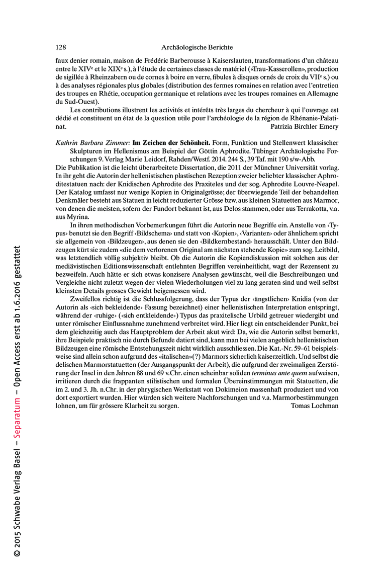 Open gallery for Im Zeichen der Schönheit