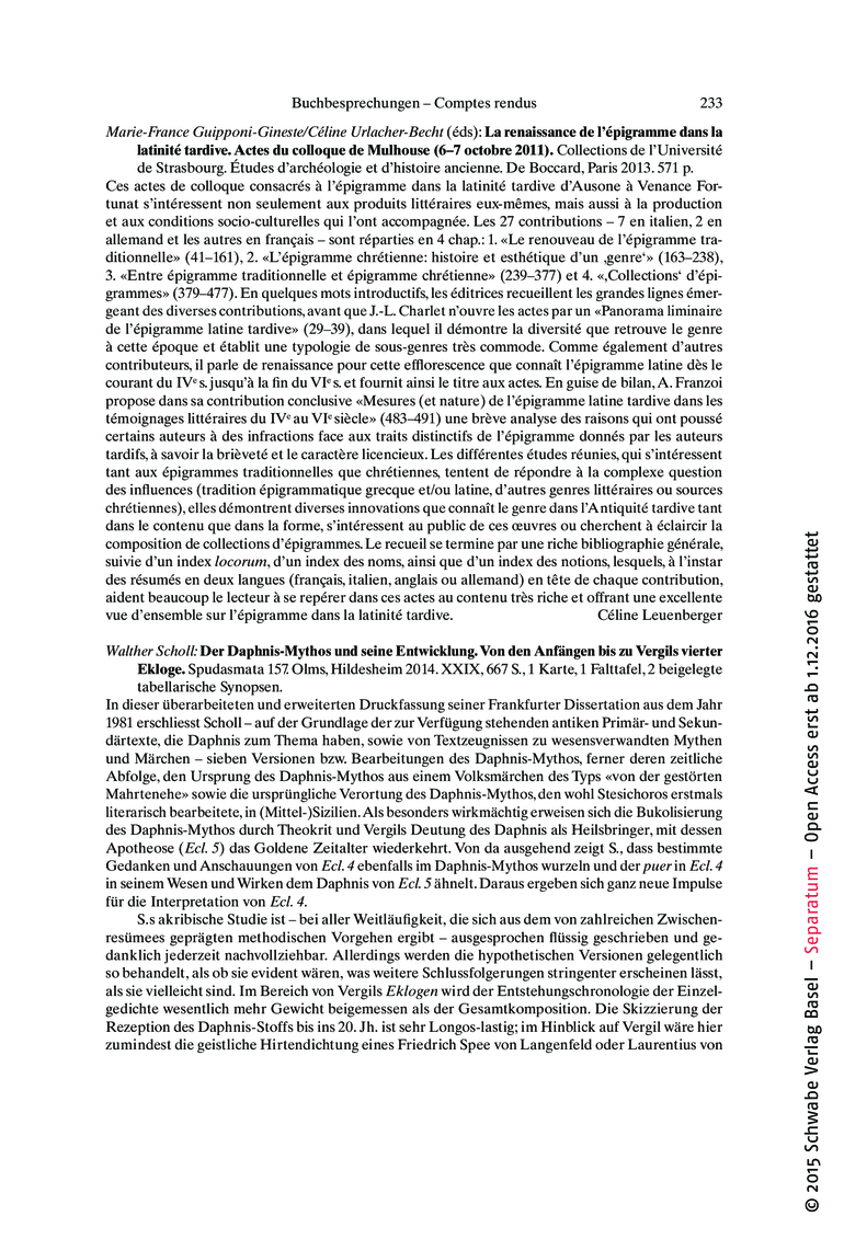 Open gallery for Der Daphnis-Mythos und seine Entwicklung