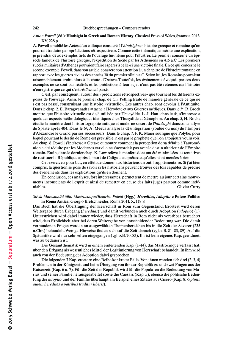 Open gallery for Hereditas, Adoptio e Potere Politico in Roma Antica