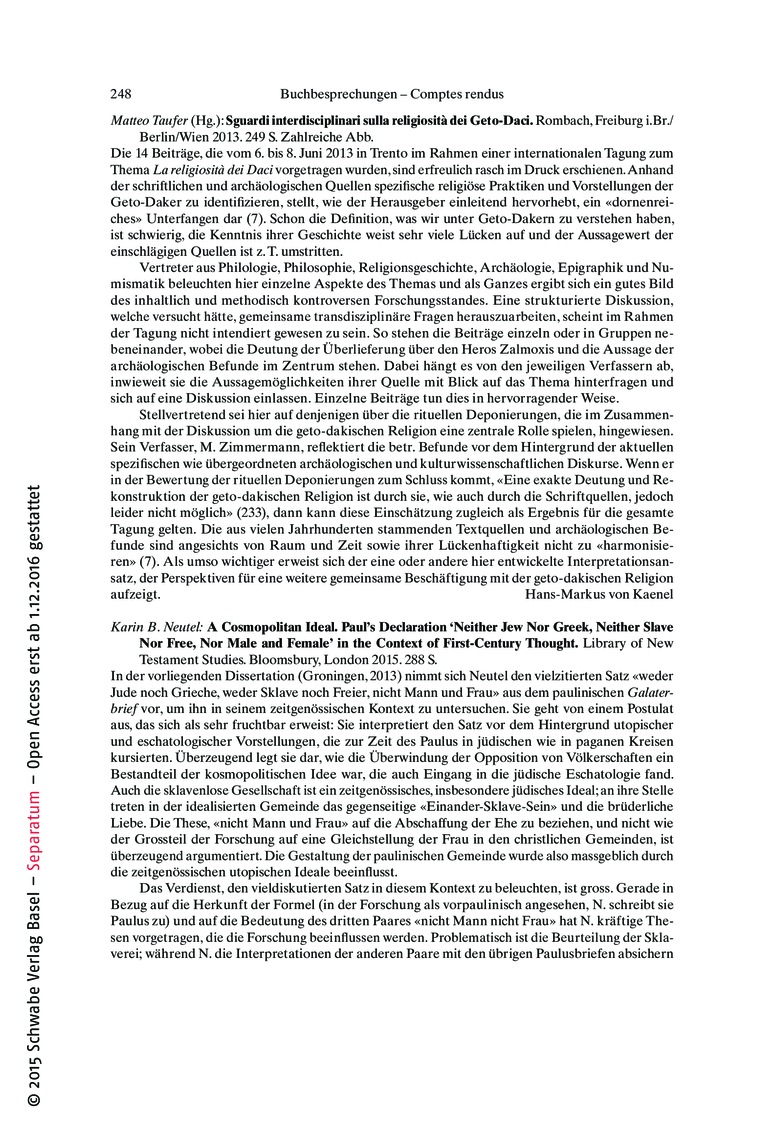 Open gallery for Sguardi interdisciplinari sulla religiosità dei Geto-Daci