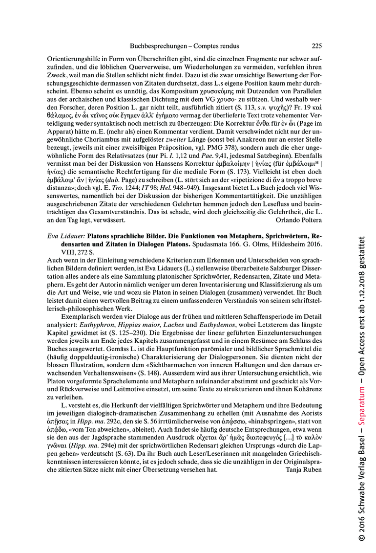 Open gallery for Platons sprachliche Bilder