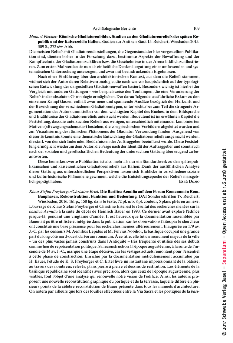 Open gallery for Die Basilica Aemilia auf dem Forum Romanum in Rom