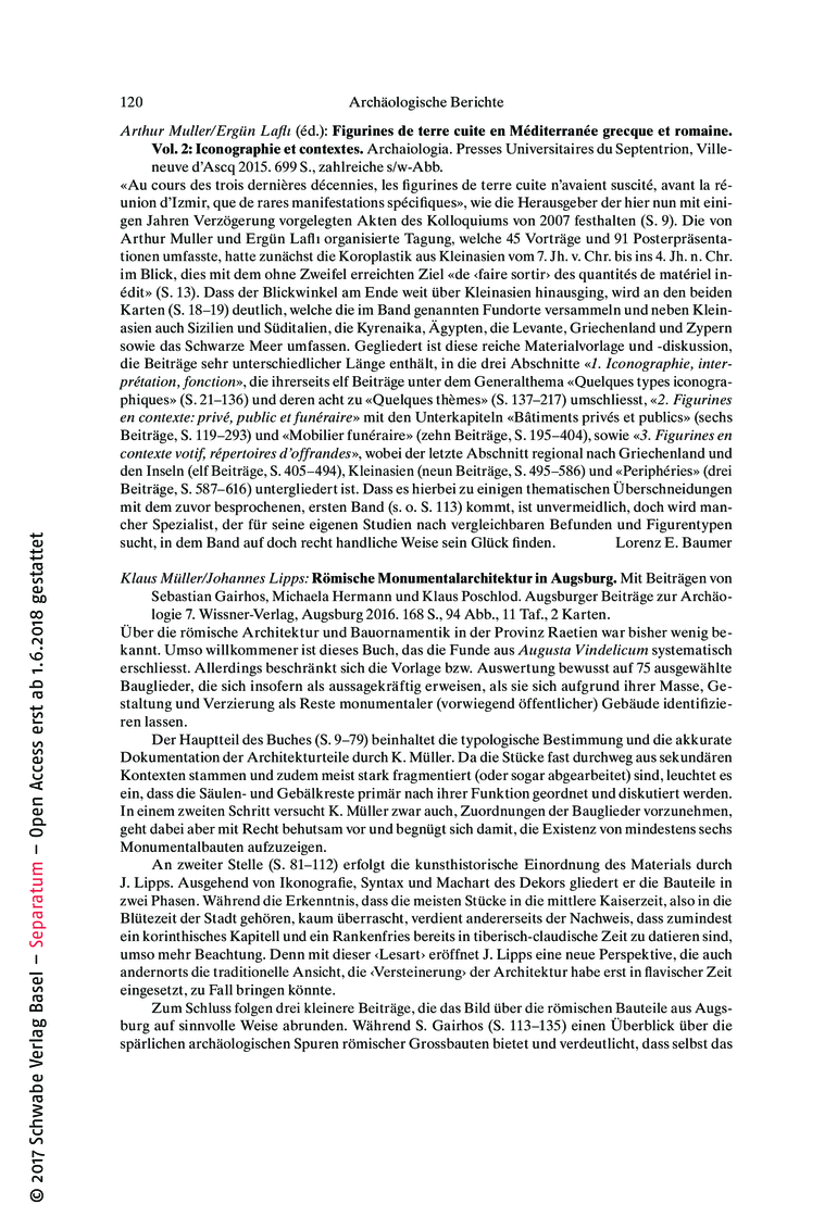 Open gallery for Römische Monumentalarchitektur in Augsburg