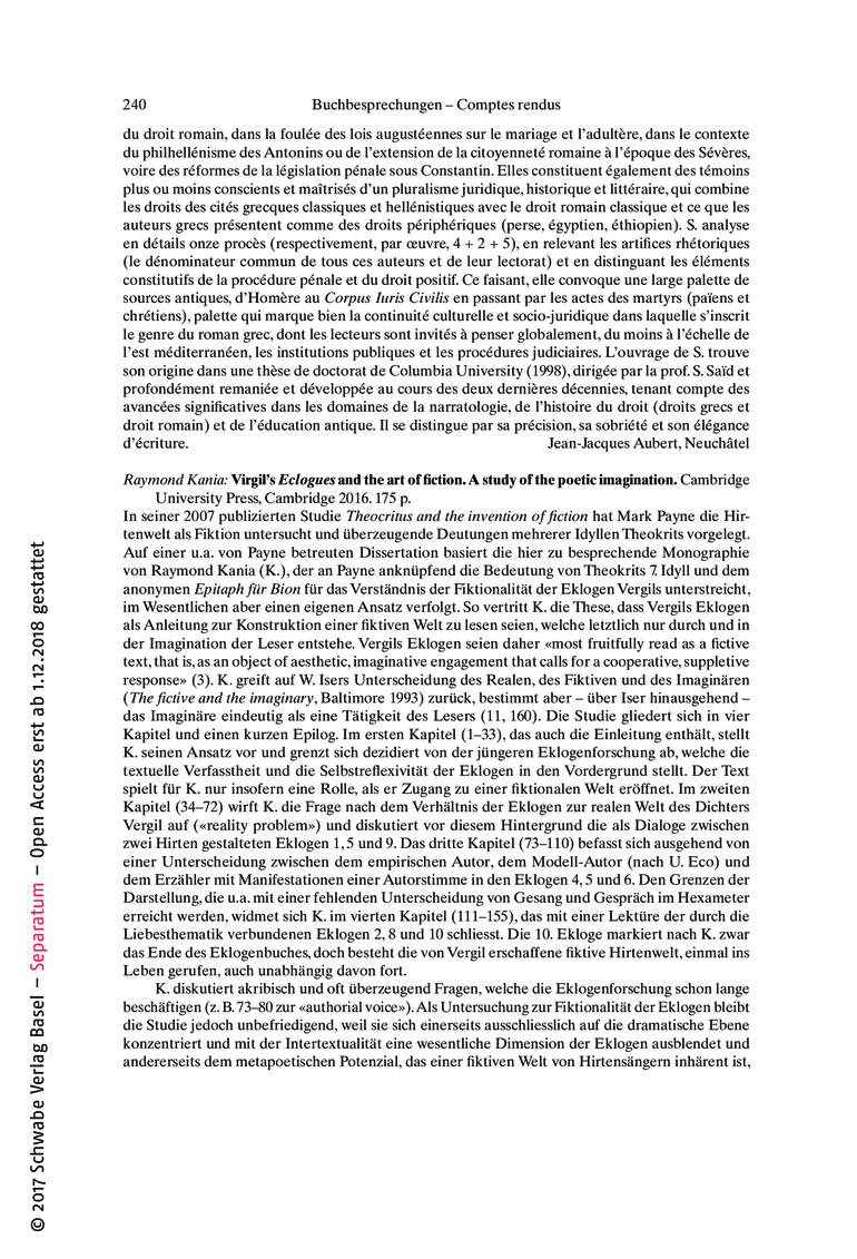 Open gallery for Virgil’s Eclogues and the Art of Fiction