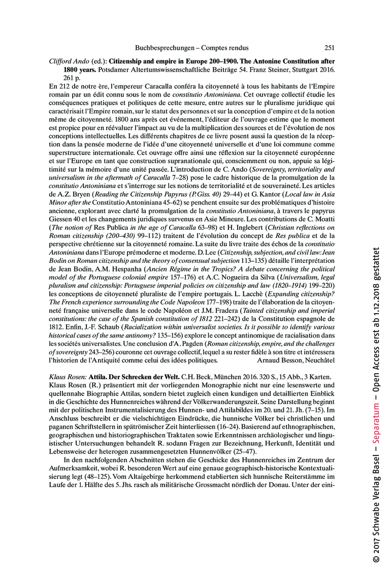 Open gallery for Citizenship and Empire in Europe 200–1900