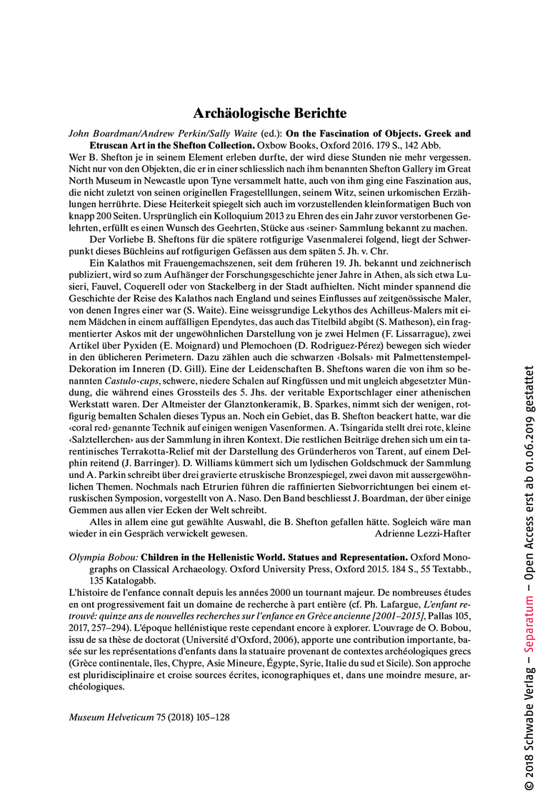 Open gallery for On the Fascination of Objects