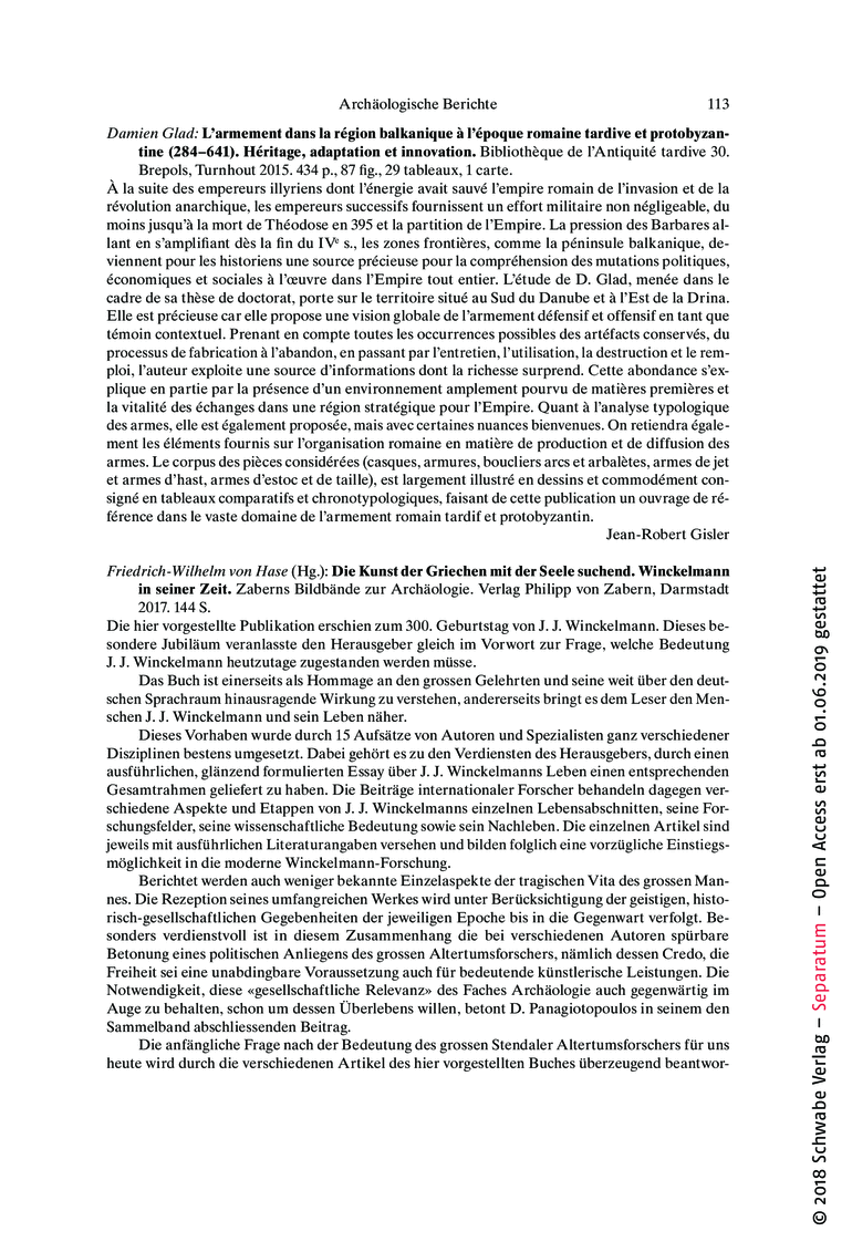 Open gallery for L’armement dans la région balkanique à l’époque romaine tardive et protobyzantine (284–641)