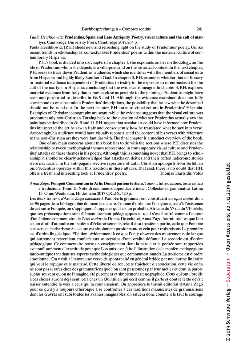 Open gallery for Prudentius, Spain and Late Antique Christianity