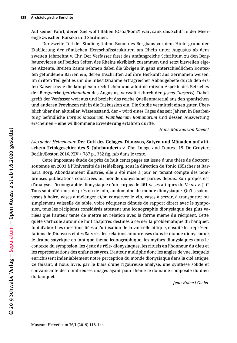 Open gallery for Der Gott des Gelages