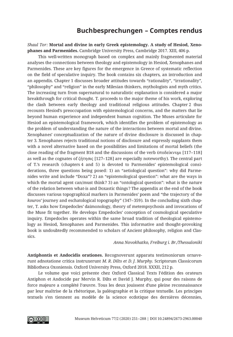 Open gallery for Mortal and Divine in Early Greek Epistemology