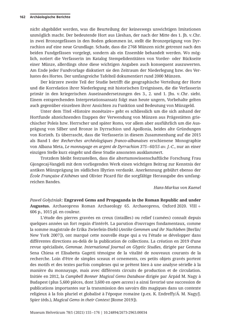 Open gallery for Engraved Gems and Propaganda in the Roman Republic and under Augustus