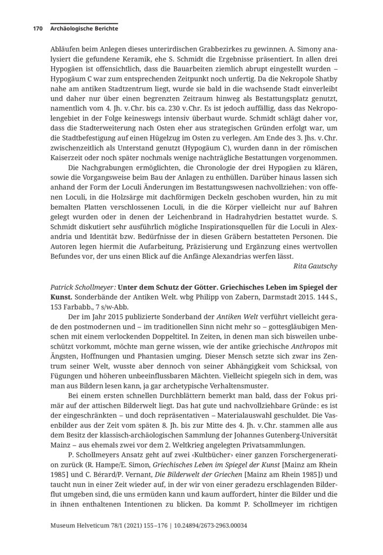 Open gallery for Unter dem Schutz der Götter