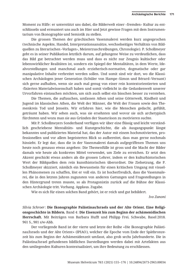 Open gallery for Die Ikonographie Palästinas/Israels und der Alte Orient. Eine Religionsgeschichte in Bildern