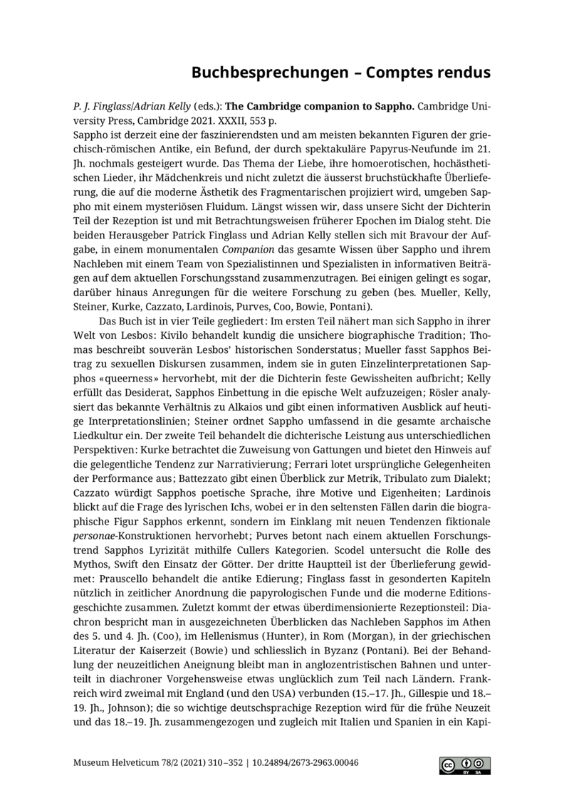 Open gallery for The Cambridge Companion to Sappho