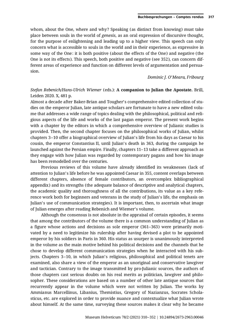 Open gallery for A Companion to Julian the Apostate