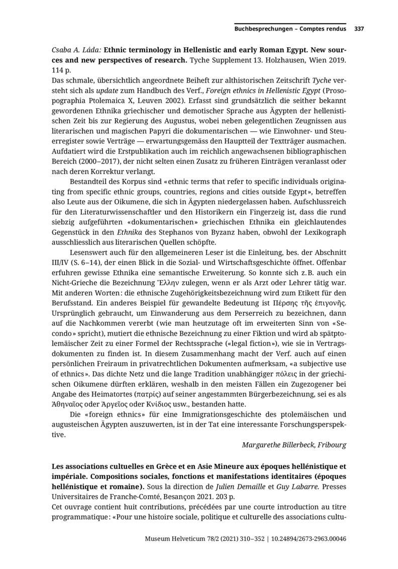 Open gallery for Ethnic Terminology in Hellenistic and Early Roman Egypt