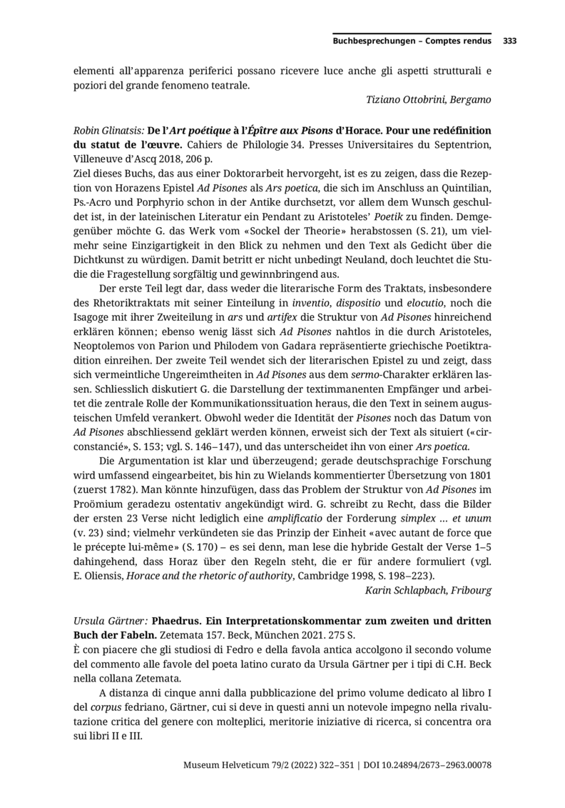 Open gallery for De l’"Art poétique" à l’"Épître aux Pisons" d’Horace