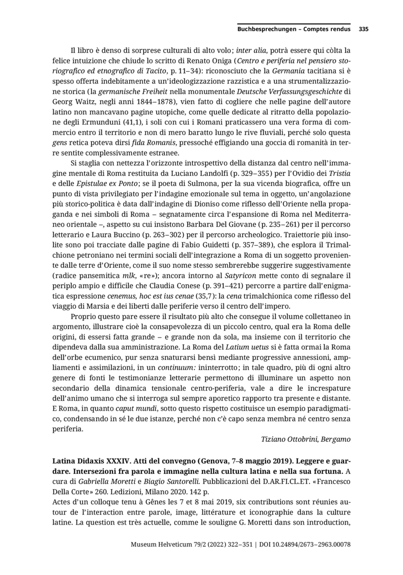 Open gallery for Latina Didaxis XXXIV. Leggere e guardare