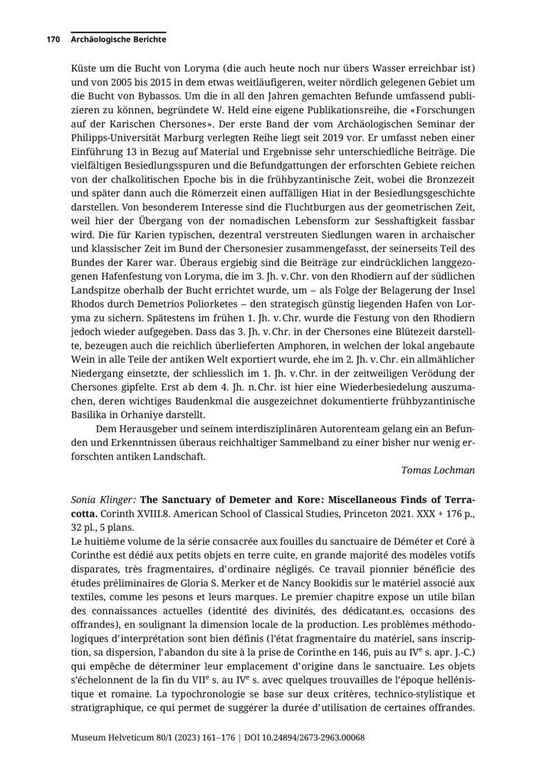 Open gallery for The Sanctuary of Demeter and Kore