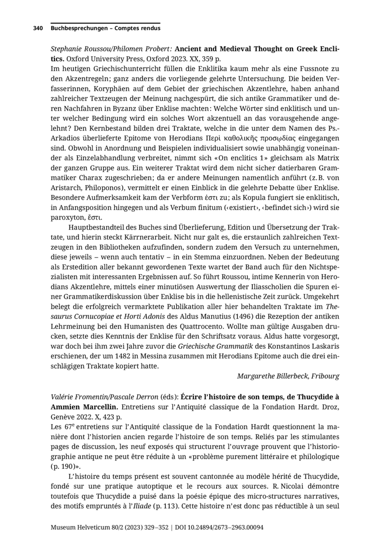 Open gallery for Ancient and Medieval Thought on Greek Enclitics