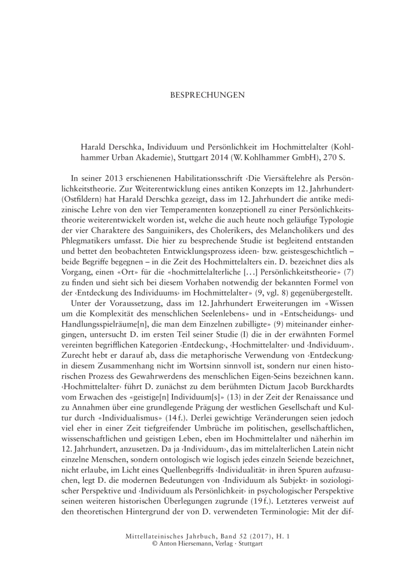 Open gallery for Individuum und Persönlichkeit im Hochmittelalter