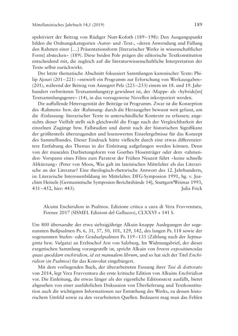 Open gallery for Alcuini Enchiridion in Psalmos