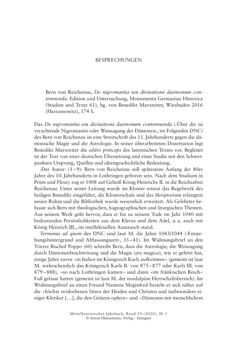 Open gallery for Bern von Reichenau, De nigromantia seu divinatione daemonum contemnenda