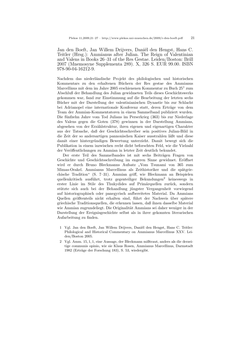 Open gallery for Ammianus after Julian