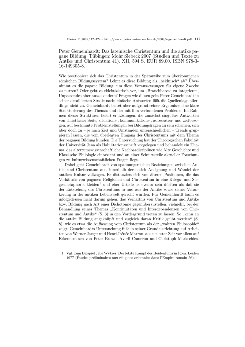 Open gallery for Das lateinische Christentum und die antike pagane Bildung