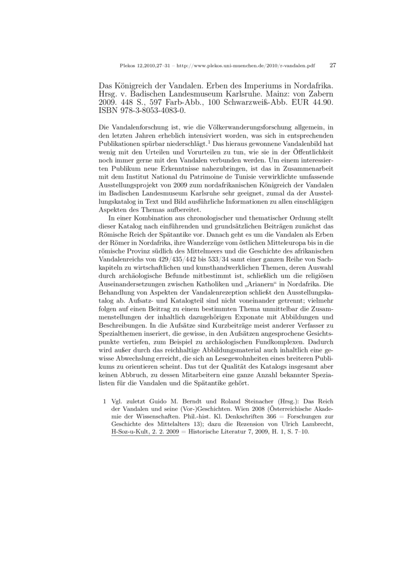 Open gallery for Das Königreich der Vandalen