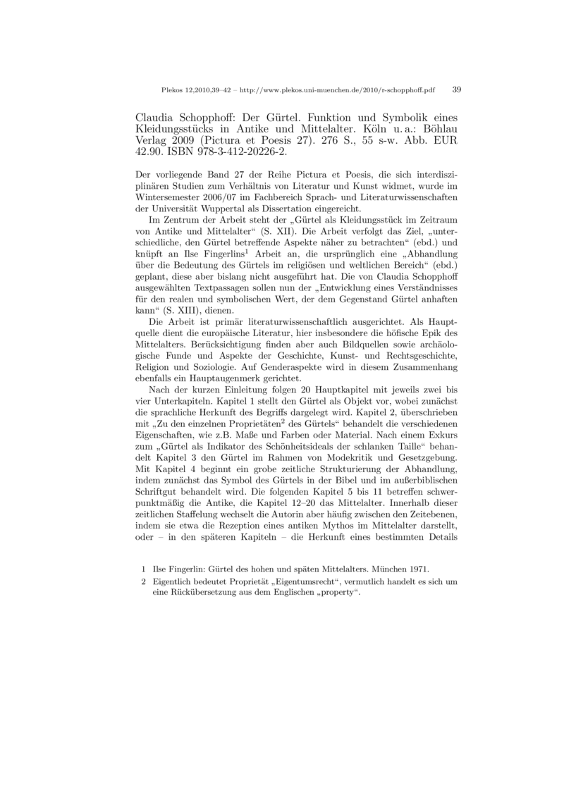 Open gallery for Der Gürtel