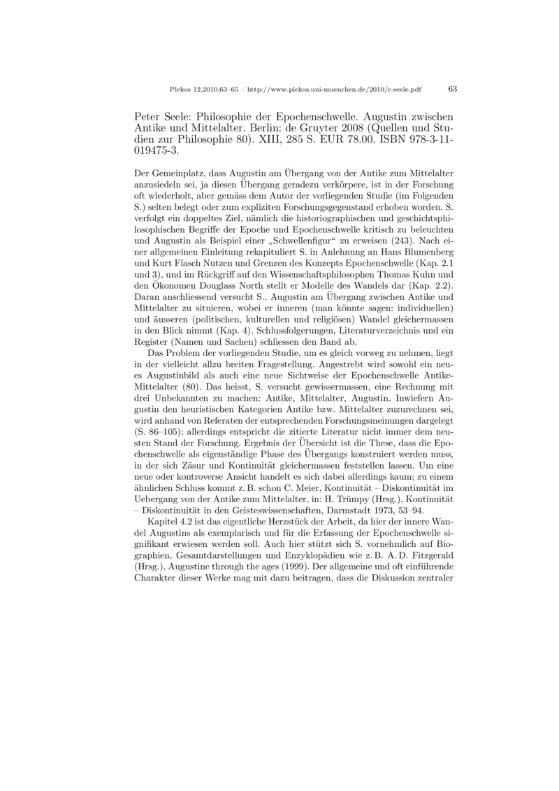 Open gallery for Philosophie der Epochenschwelle