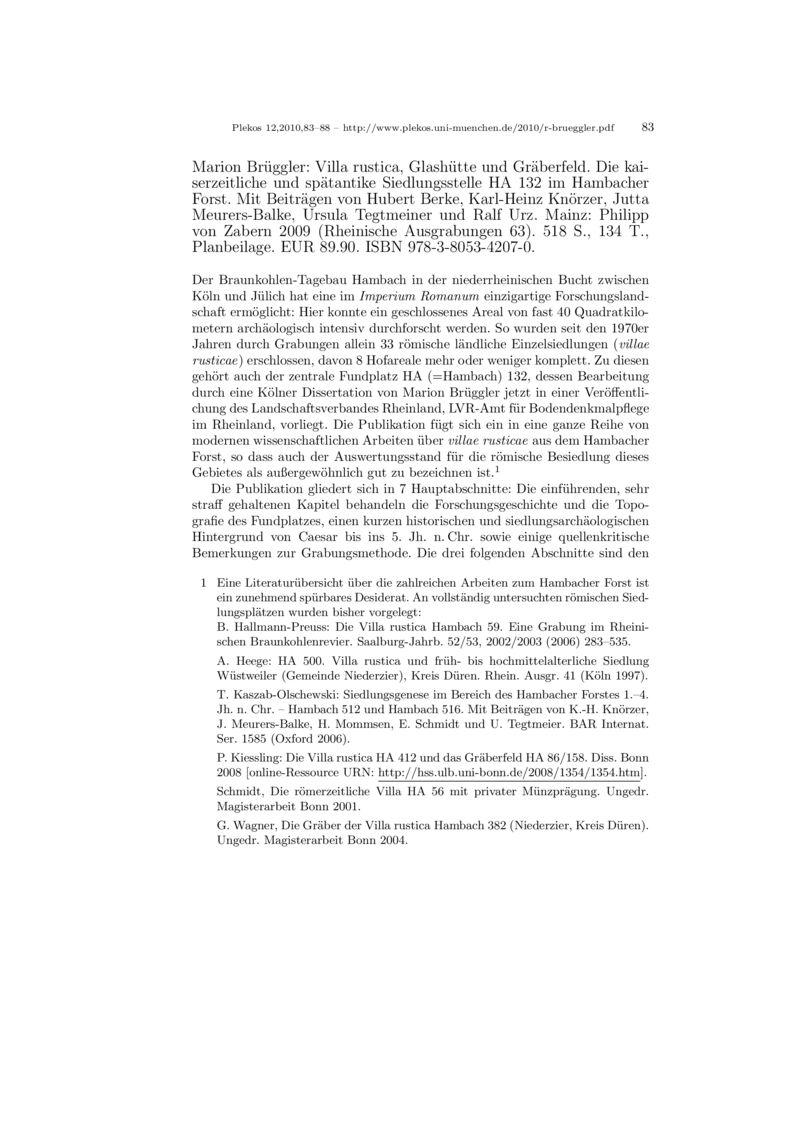 Open gallery for Villa rustica, Glashütte und Gräberfeld