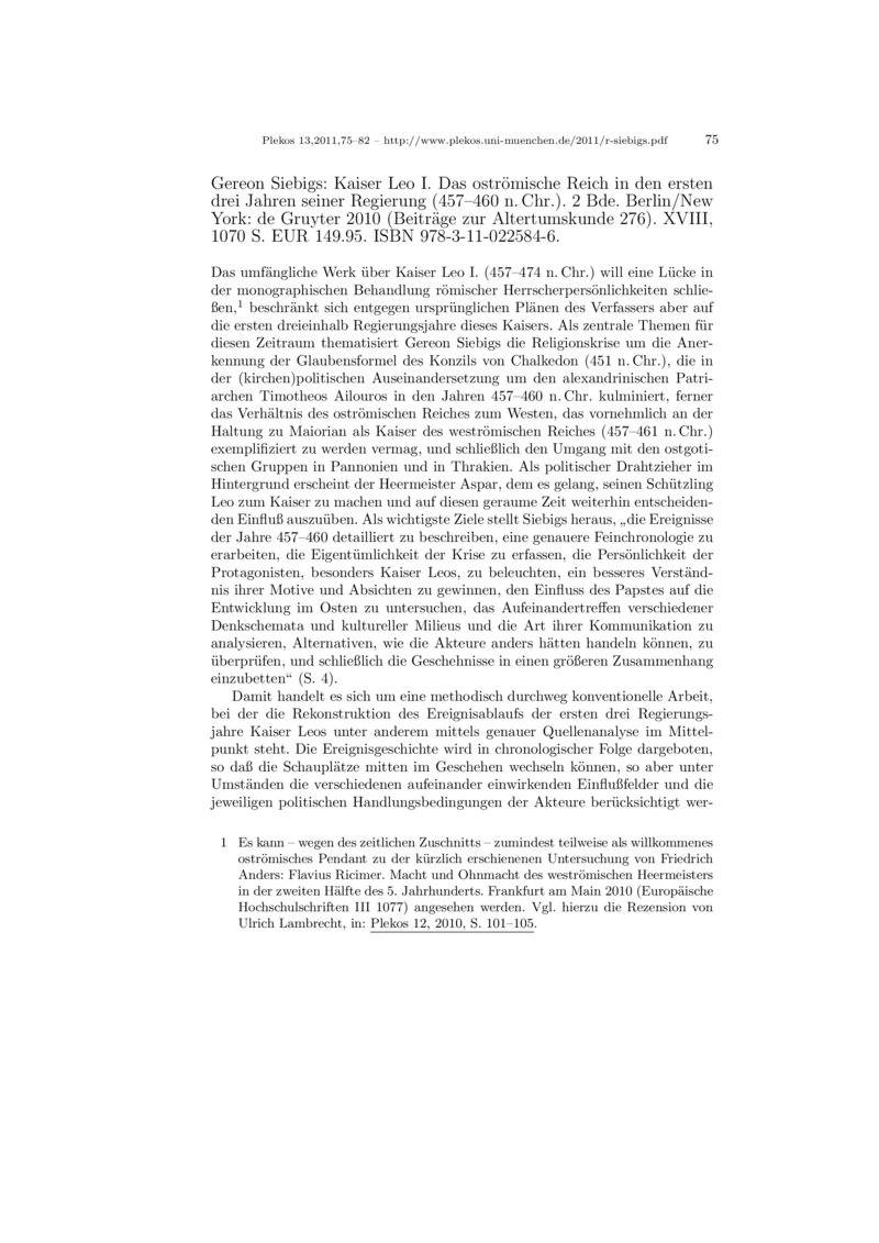 Open gallery for Kaiser Leo I.