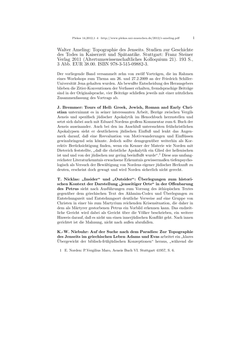 Open gallery for Topographie des Jenseits