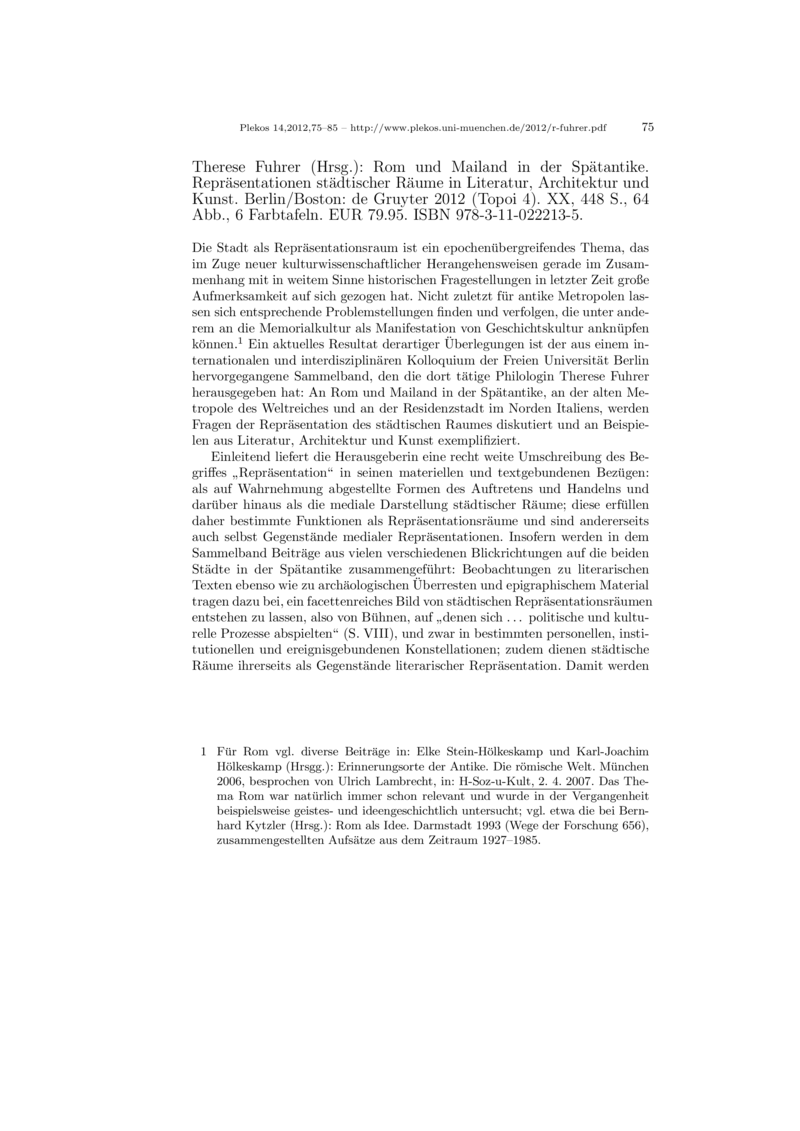 Open gallery for Rom und Mailand in der Spätantike