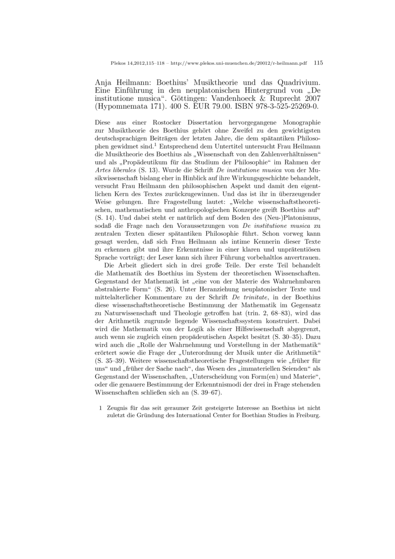 Open gallery for Boethius' Musiktheorie und das Quadrivium