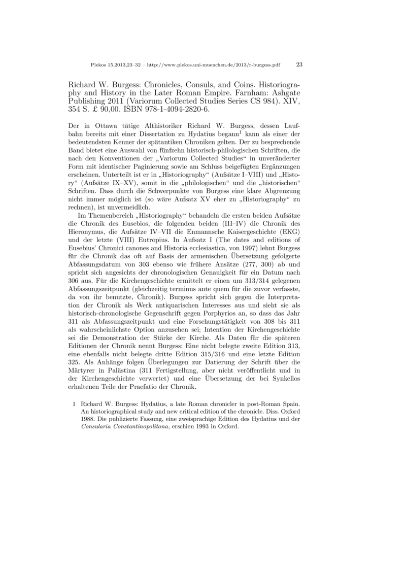 Open gallery for Chronicles, Consuls, and Coins